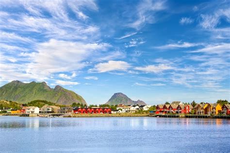 Premium Photo | Fishing village in lofoten