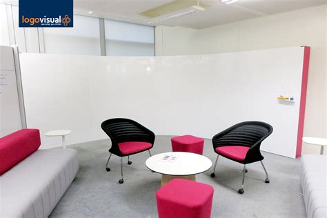 Freestanding Whiteboard Wall Logovisual Ltd