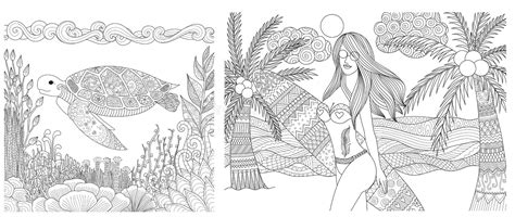 Turtle And Bikini Girl Stock Vector Illustration Of Isolated