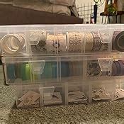 Amazon Sghuo Pack Large Grids Organizer Box For Washi Tape