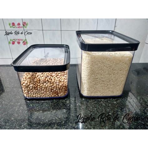 Potes Herm Ticos Para Arroz E Feij O Shopee Brasil