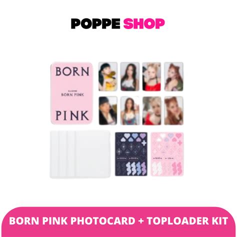 [onhand] Blackpink Born Pink Merch Photocard Toploader Kit Shopee