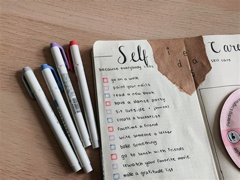 Self Care Bullet Journal In 2020 Self Care Bullet Journal You Nailed