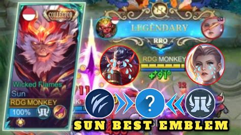 COBA SETTING EMBLEM INI DEMAGE SUN MAKIN GANAS SUN HAYPER BEST