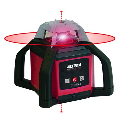 Niveau laser rotatif Metrica Bravo H4 Pack trépied et mire