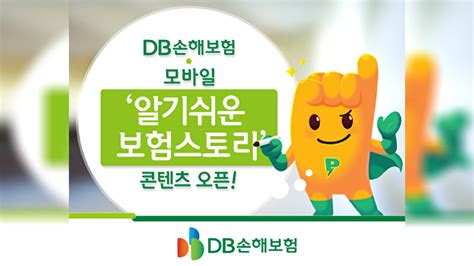 Db손보 알기 쉬운 보험스토리 오픈고객 편의성 향상