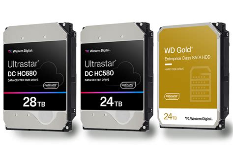 Western Digital представила HDD серий Ultrastar DC и WD Gold ёмкостью