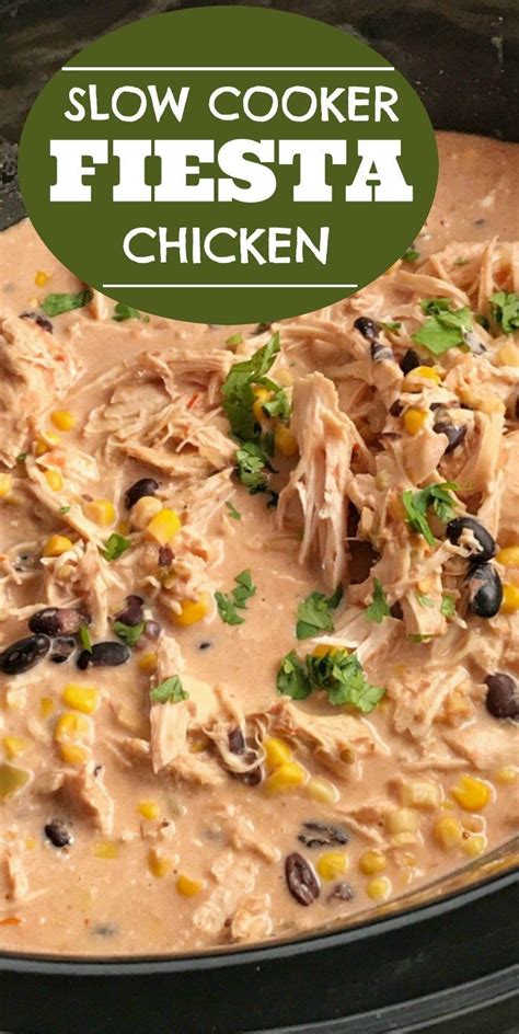 Slow Cooker Creamy Fiesta Chicken Artofit