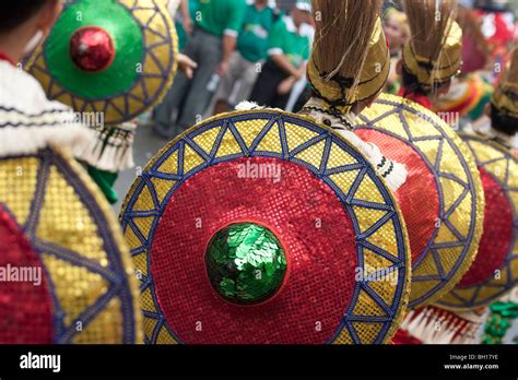 Shields Used By Dancers In Sinulog Festivalcebu City Philippines