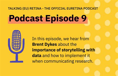 Podcast Episode 9 The Importance Of Data Storytelling With Brent Dykes Euretina