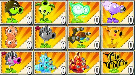 Plants Vs Zombies 2 Mod ALL PEA MAX LEVEL POWER UP Vs MODERN DAY