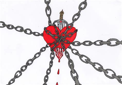 Chained Heart Drawing At Getdrawings Free Download