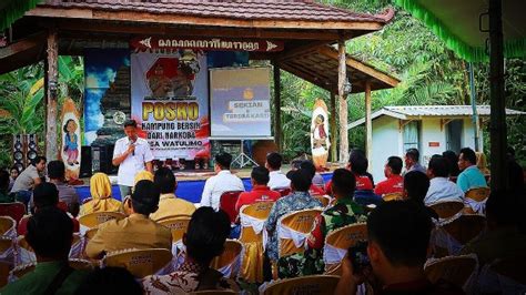 Polres Trenggalek Dirikan Kampung Bebas Narkoba Di Watulimo Mondes