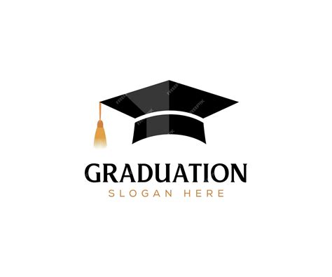 Premium Vector | Graduation cap logo template design elements