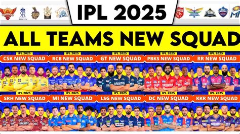 Ipl Mi Csk Kkr Srh Dc Rr Rcb Pbks Lsg Gt Ipl