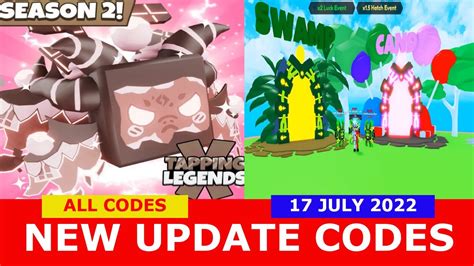 NEW UPDATE CODES SEASON 2 ALL CODES Tapping Legends X ROBLOX 17