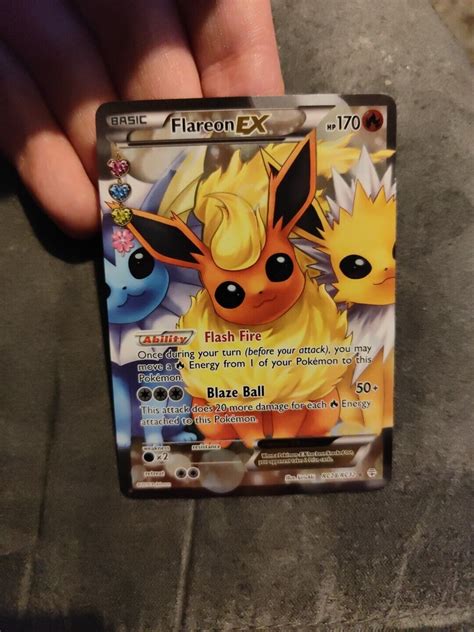 Pok Mon Tcg Flareon Ex Generations Rc Rc Holo Full Art Ultra Rare