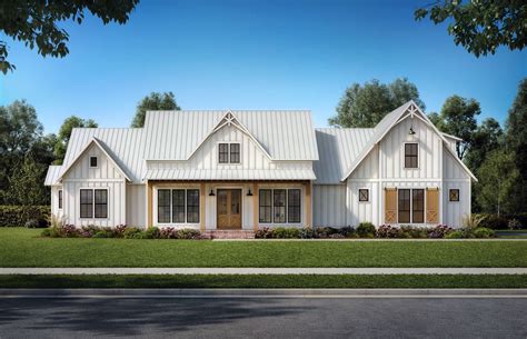 4 Bedroom Modern Farmhouse Style House Plan 4284 Oxford 2 4284