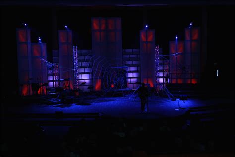 Throwback The Amazing Spiderstage Church Stage Design Ideas Scenic