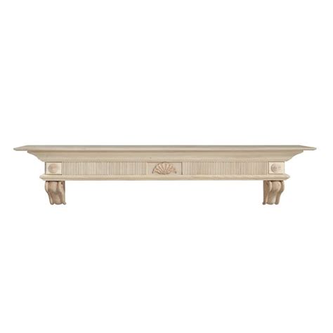 Pearl Devonshire Unfinished Fireplace Mantel Shelf Woodland Direct