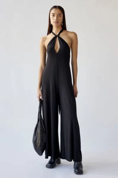 Out From Under Halter Jumpsuit Urban Outfitters