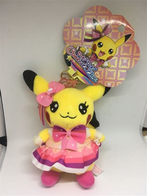 Plush Toy Pokemon Center Doki Doki Contest Live Idol Pikachu Ebay