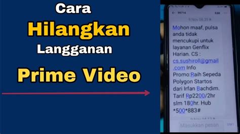 CARA HILANGKAN LANGGANAN PRIME VIDEO KARTU TELKOMSEL YouTube