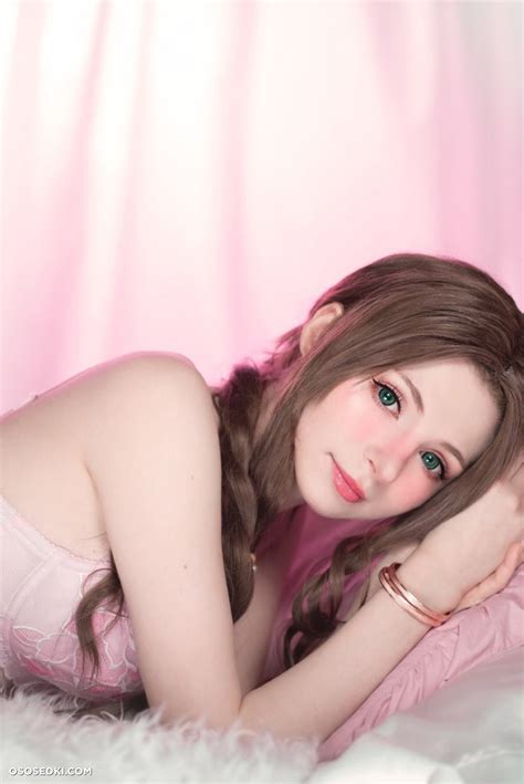 Aerith Gainsborough By Peachmilky Naked Cosplay Asian Photos