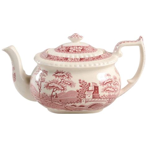 Tower Pink Newer Backstamp Teapot Lid By Spode Tea Pots Pink