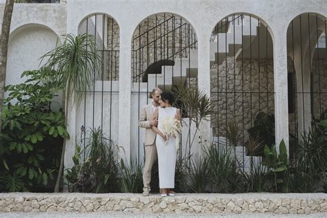 A Tulum Wedding in an Architectural Villa - Style Guide The Lane