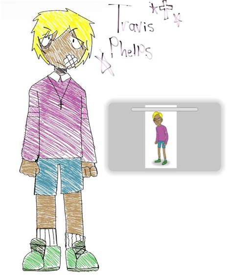 Travis Phelps Drawing By Me In 2025 Sally Face Drawings