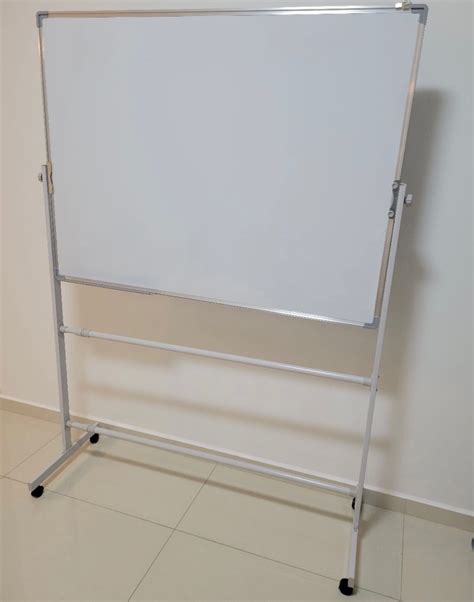 Double Sided Magnetic Whiteboard Stands White Board Moveable Office