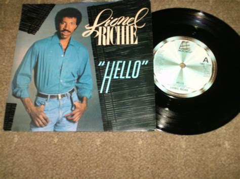 Lionel Richie Hello Vinyl Memories