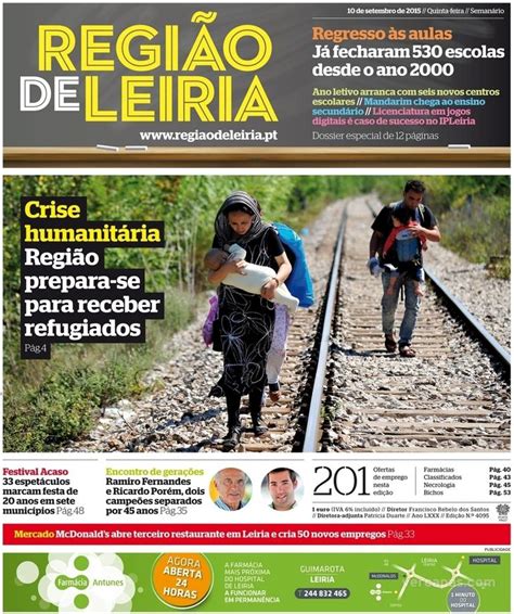 Capa Jornal De Leiria De