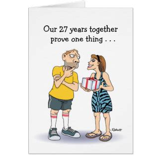 27th Anniversary Cards | Zazzle