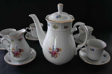 TK Thun Czechoslovakia China Tea Set 14 Piece by MyOliviaVintage