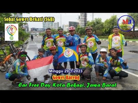 Gowes Car Free Day Kota Bekasi Jawa Barat Jln Jend Ahmad Yani Sampai