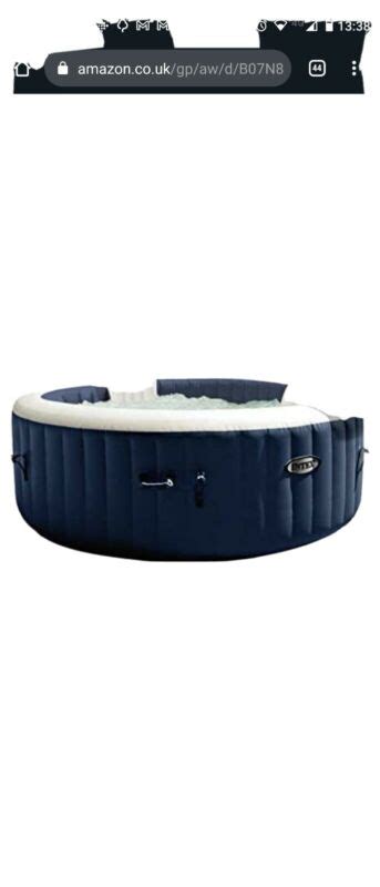 Intex Pure Spa Plus Person Bubble Therapy Hot Tub With Inflatable Headrests For Sale From