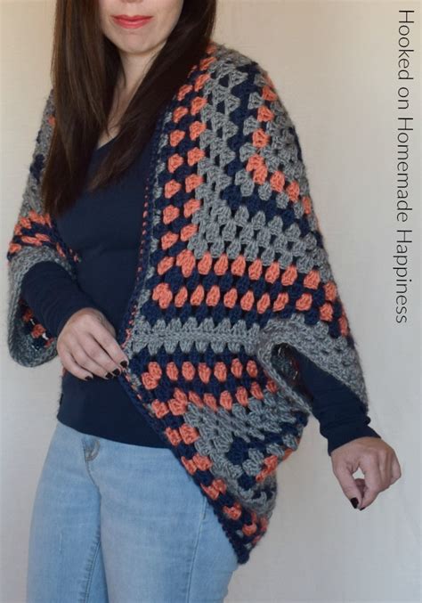 Granny Shrug Crochet Pattern Hooked On Homemade Happiness