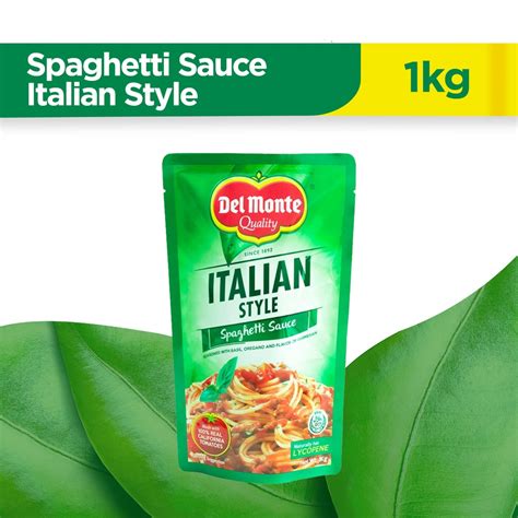 DEL MONTE Italian Style Spaghetti Sauce The No 1 Spaghetti Sauce In