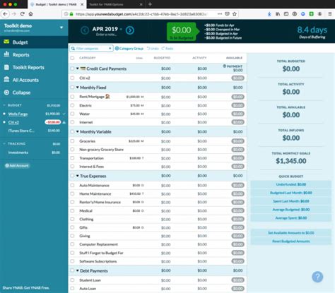A Complete Tutorial Guide To The Toolkit For YNAB Budget Screen