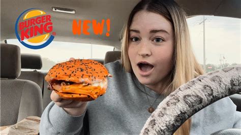 Trying The New Ghost Pepper Whopper Burger King Mukbang Youtube