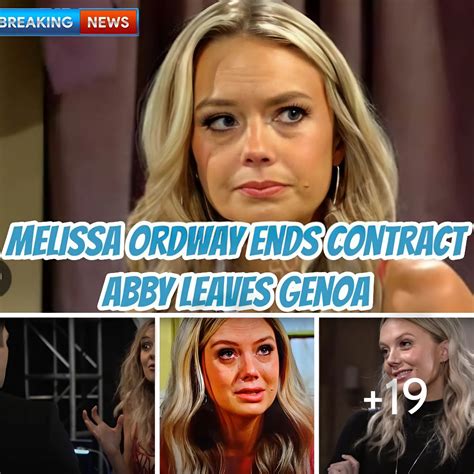 The Soap Opera Sagaaa - Breaking News Y&R Spoilers Shock Melissa Ordway