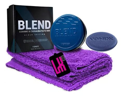 Kit Blend Black Paste Wax Vonixx Pano Microfibra X Zacs