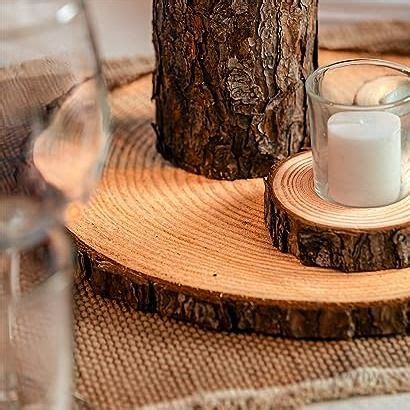 Set Of Inch Wood Slices For Centerpieces Centerpiece Table