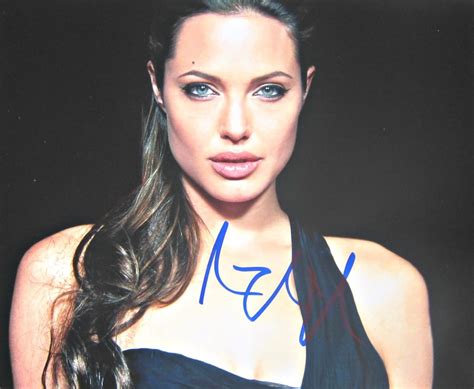 Angelina Jolie Autographed Photo Memorabilia Center