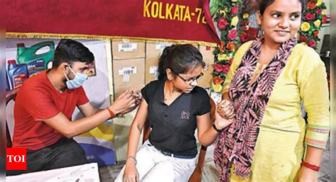 Free Vaccine Camps At Markets Kolkata News Times Of India