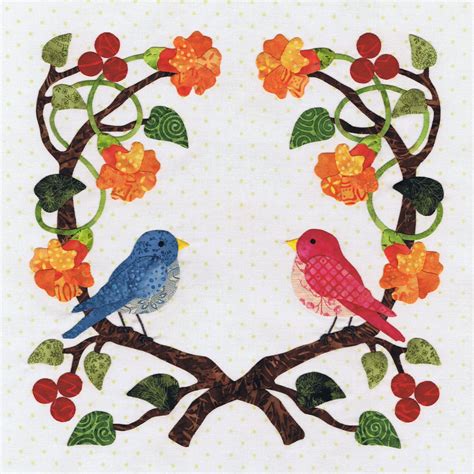 Baltimore Spring Applique Quilt Patterns Applique Quilts Bird Applique