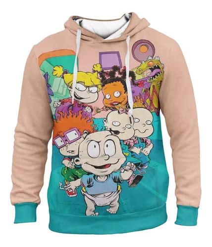 Sudadera Full Print Rugrats Caricatura Tommy Carlitos Beb Env O Gratis