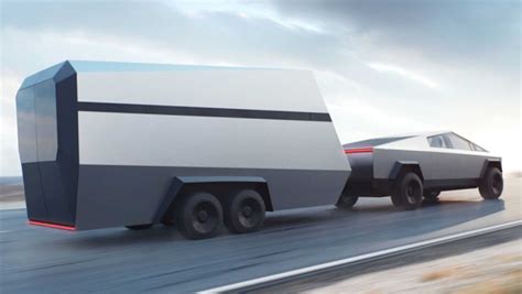 Tesla Adds Cybertruck Trailer and Camper - RV News